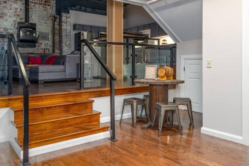 Η κουζίνα ή μικρή κουζίνα στο Unique and Charming Downtown Apt