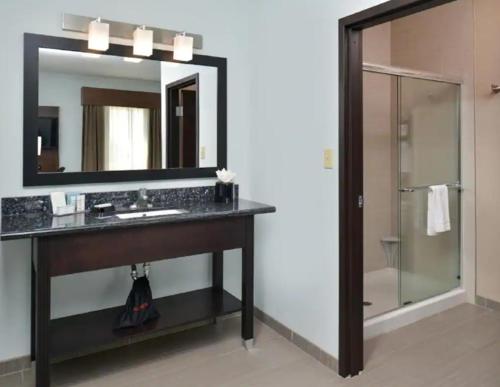 Koupelna v ubytování Hampton Inn and Suites Port Aransas