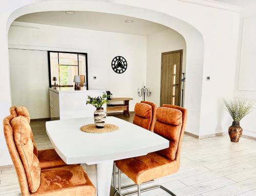 Posezení v ubytování Apartament Na Starówce