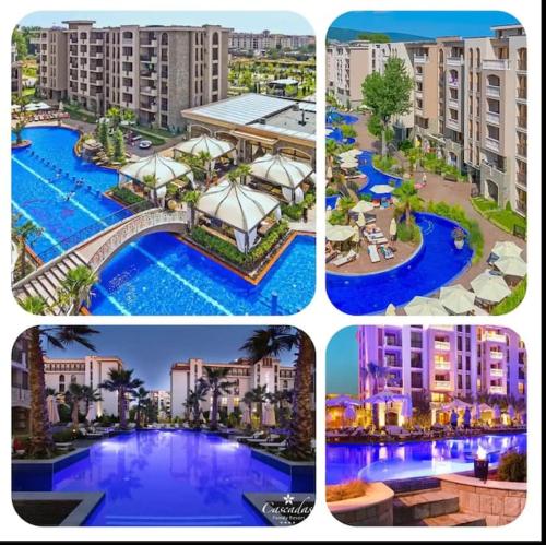 Kolam renang di atau dekat dengan Cascadas, Studio apartment with a pool view
