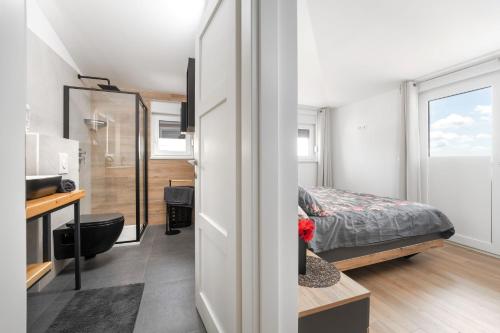 Una cama o camas en una habitación de Villa Jasminka