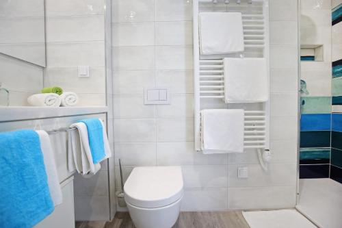 Ένα μπάνιο στο Apartment Zadractive - perfect view but no elevator