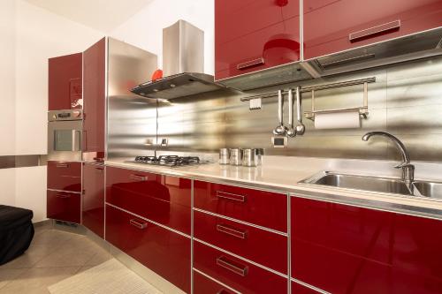 Dapur atau dapur kecil di Kanisa Mari e Monti