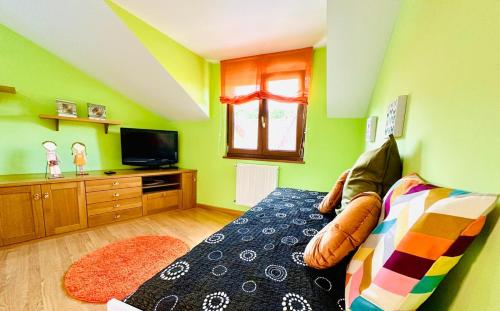 TV/Unterhaltungsangebot in der Unterkunft Vivienda Vacacional Casa Miguel