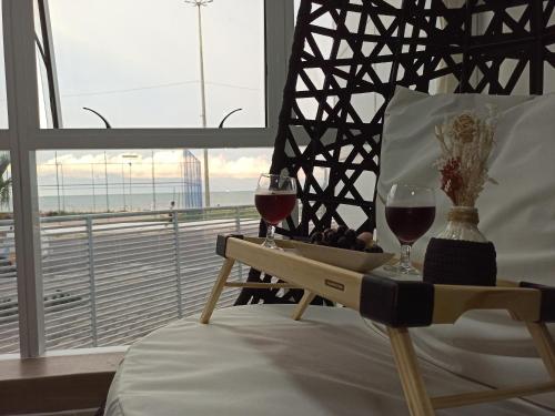 Postel nebo postele na pokoji v ubytování Flat Pé na Areia, Recife-Piedade