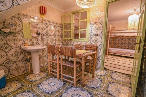 Koupelna v ubytování Oasis Medina Hostel