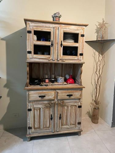 Dapur atau dapur kecil di Guest House Campos do Jordão