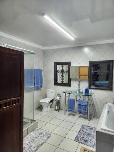 Et badeværelse på The craft Guesthouse unit 1