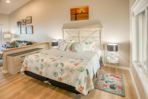 Ein Bett oder Betten in einem Zimmer der Unterkunft Spectacular Ocean Views! Spouting Horn Two