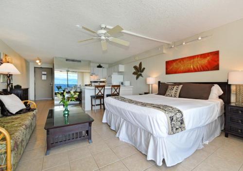 Ένα ή περισσότερα κρεβάτια σε δωμάτιο στο Valley Isle