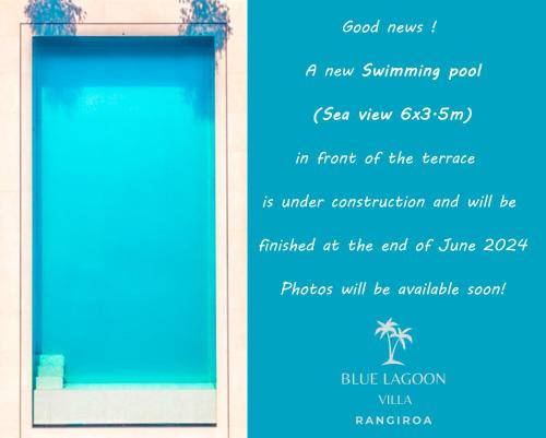 Blue Lagoon Villa في أفاتورو: منشر للمسبح جديد امام المبنى