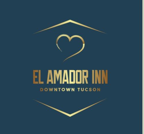 logo hotelu El amor Inn w centrum Tysonu w obiekcie El Amador Inn Downtown Tucson w mieście Tucson