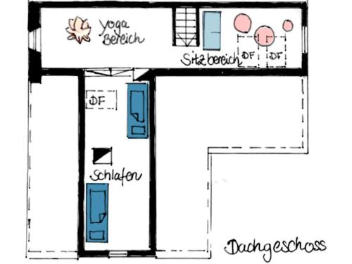 Abendscheins Hofの見取り図または間取り図