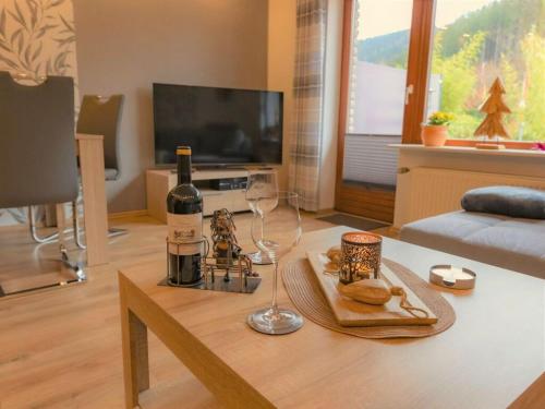 TV a/nebo společenská místnost v ubytování Holiday home mountain view