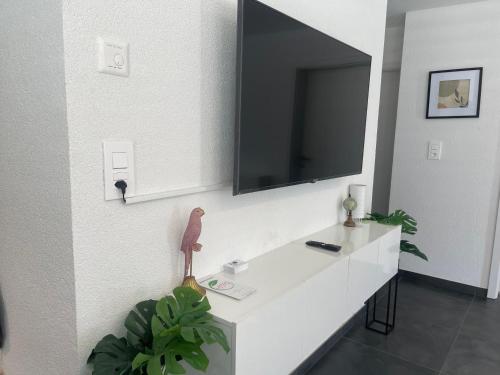 TV a/nebo společenská místnost v ubytování Elo Global Appart