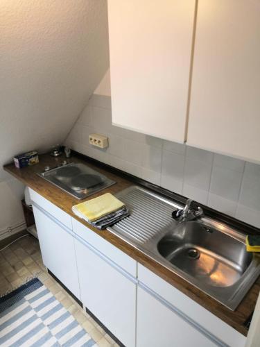Kuchyň nebo kuchyňský kout v ubytování Haus Prante Ferienwohnungen