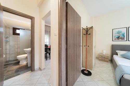 Koupelna v ubytování Maria Dina Apartments 1