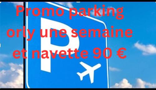 um sinal com as palavras tomate estacionamento apenas vineenna at waerate em F2 4 pers 2lits proche 5 min aéroport Orly Chez Sandro et Abby em Athis-Mons