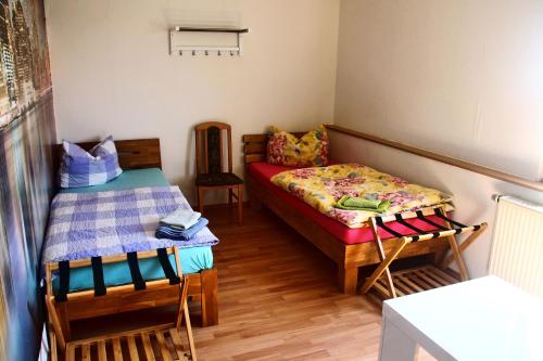 Katil atau katil-katil dalam bilik di Hagemann Querfurter Str. 4