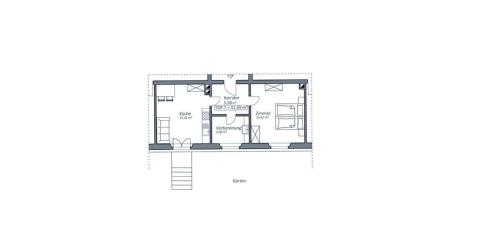 The floor plan of Ferienwohnung Dackel