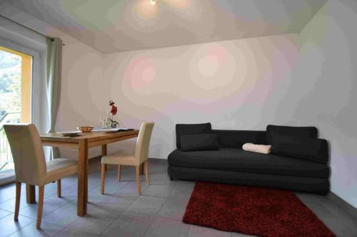 Χώρος καθιστικού στο Ferienwohnung Dackel