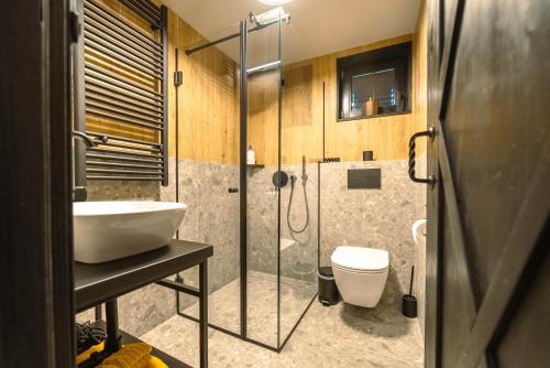 Ένα μπάνιο στο Mur mur cottage