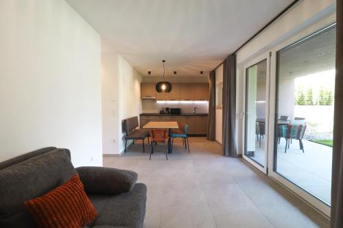 Kuchyň nebo kuchyňský kout v ubytování Residence Montani