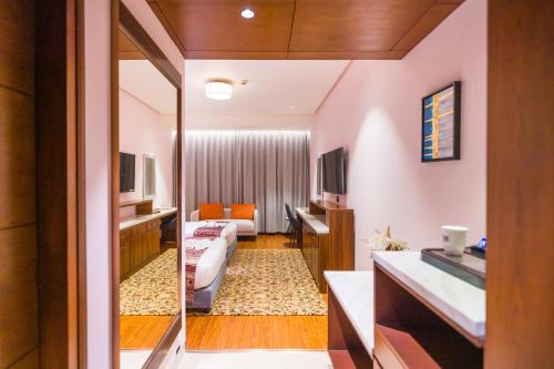 Katil atau katil-katil dalam bilik di The Maple Hotel