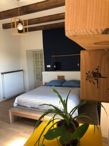 Postel nebo postele na pokoji v ubytování Cambrassa