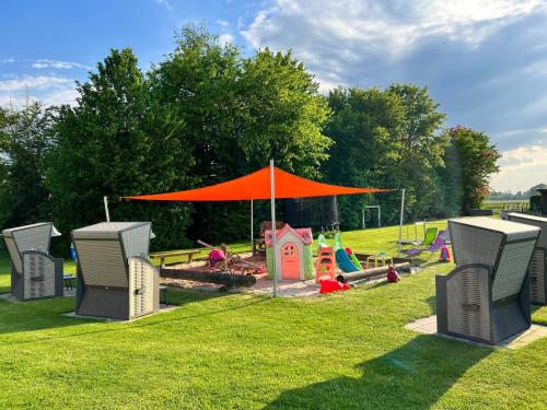 Zahrada ubytování Ferienhof Wübbold - Buchsbaum