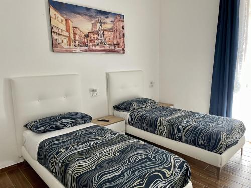 Postel nebo postele na pokoji v ubytování Casa Curcio