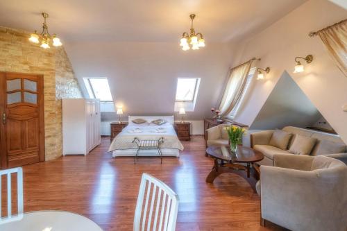 Posezení v ubytování Pokoje Pod Tatrami & Apartamenty Biały Dunajec