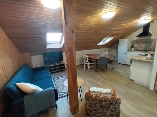 Kuchyň nebo kuchyňský kout v ubytování Apartmán Svaté Pole