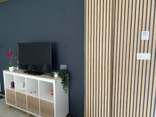 Televisyen dan/atau pusat hiburan di Alojamiento Central Caravaca