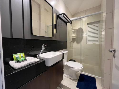Koupelna v ubytování Loft Dona Clara 202 Centro de Pomerode