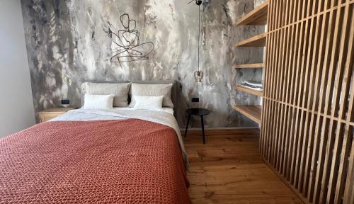 Ένα ή περισσότερα κρεβάτια σε δωμάτιο στο Apartment Viktoria