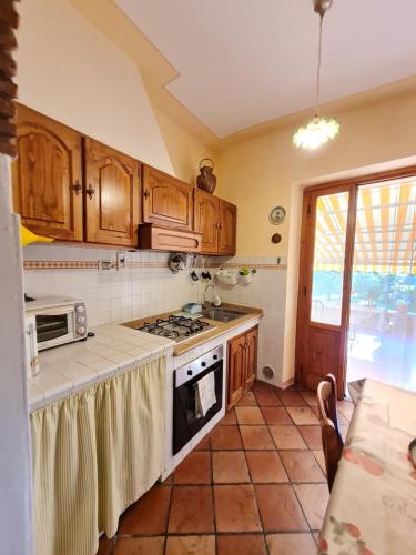 Ett kök eller pentry på Orto di Cornelio