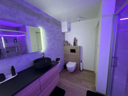 Koupelna v ubytování Duplex 100m2 style contemporain