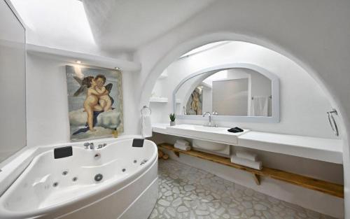 Kúpeľňa v ubytovaní Luxury Villa - Platis Gialos - Pool