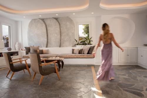 Posezení v ubytování Aloni Hotel & Suites