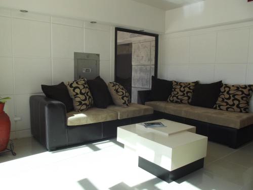 Χώρος καθιστικού στο Hotel Cancalli Business & Suites