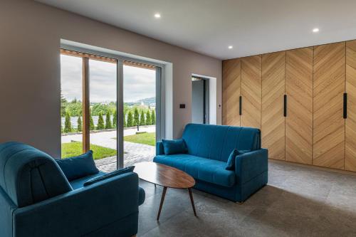 Et opholdsområde på Apartamenty Activ Zdrój