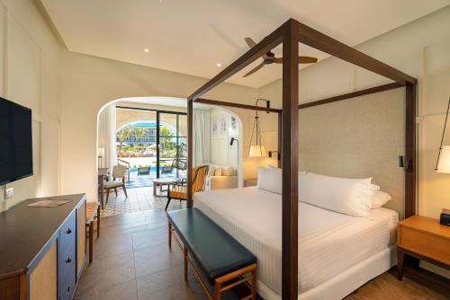 Postel nebo postele na pokoji v ubytování Ocean el Faro Resort - All Inclusive