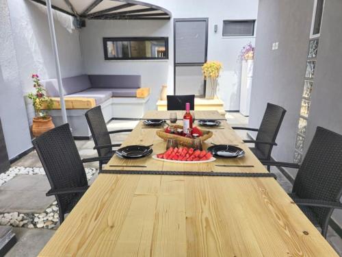 Area soggiorno di Seashell tiny house