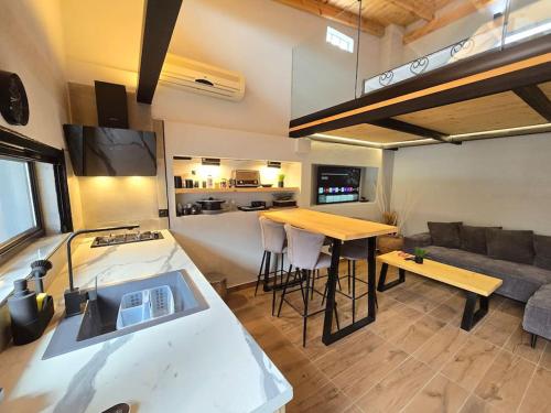 Cucina o angolo cottura di Seashell tiny house