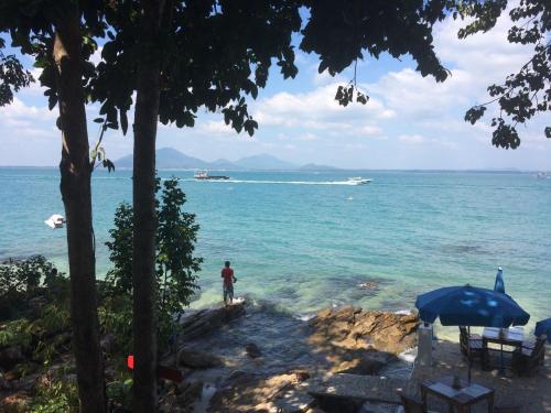 Landskap semula jadi dekat dengan resort