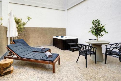 Jable suites apartamentos de lujo en el centroにあるシーティングエリア