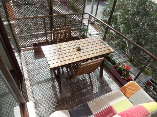 Balkón nebo terasa v ubytování izmir Tatil Evi Beach Resort Seferihisar