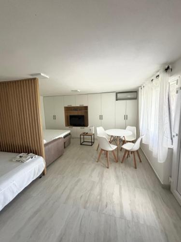 Кровать или кровати в номере Apartman Nadja