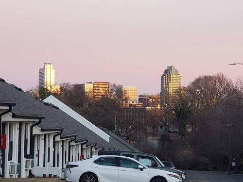 Bygningen som lejligheden ligger i